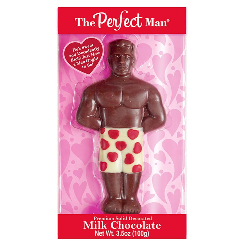 Treat Street Milk Chocolate, Decorated, Solid, The Perfect Man