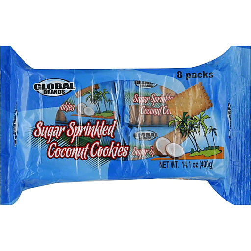 Global Brands Cookies, Sugar Sprinkled Coconut