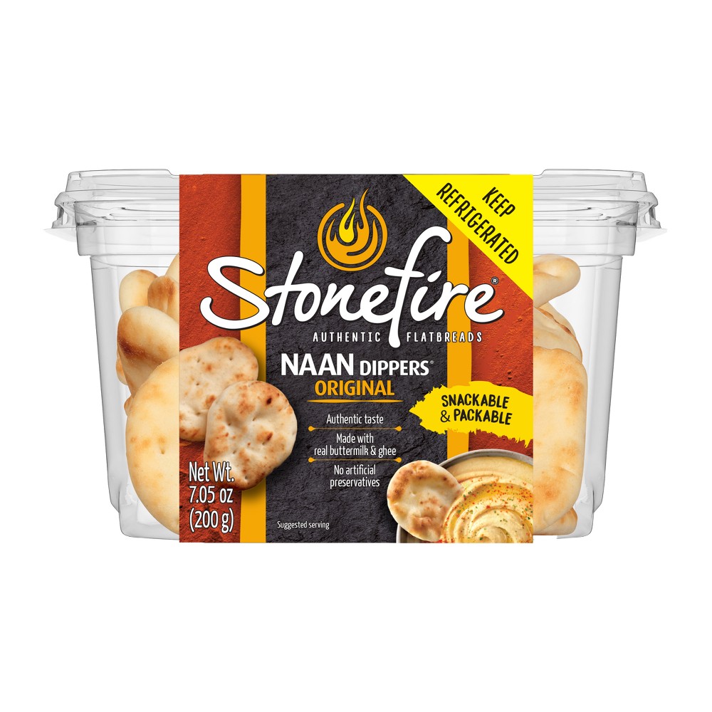 Stonefire Naan Dippers Original Flatbreads 7.05 Oz