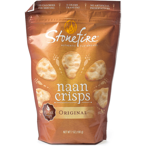 Stonefire Naan Crisps, Original 7 Oz