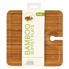 Vinnin liquors Snack Bamboo App. Plate
