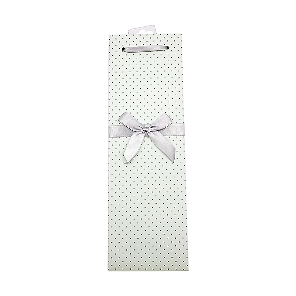 Cakewalk Elegant Blue And Silver Wine Bag
