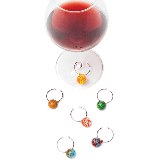 True Swirl Glass Wine Charms