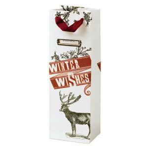 Bottle Bag Holiday True Winter Wishes