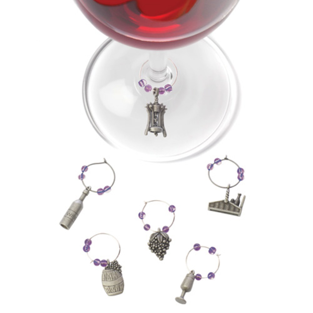 True Winery Pewter Wine Charms