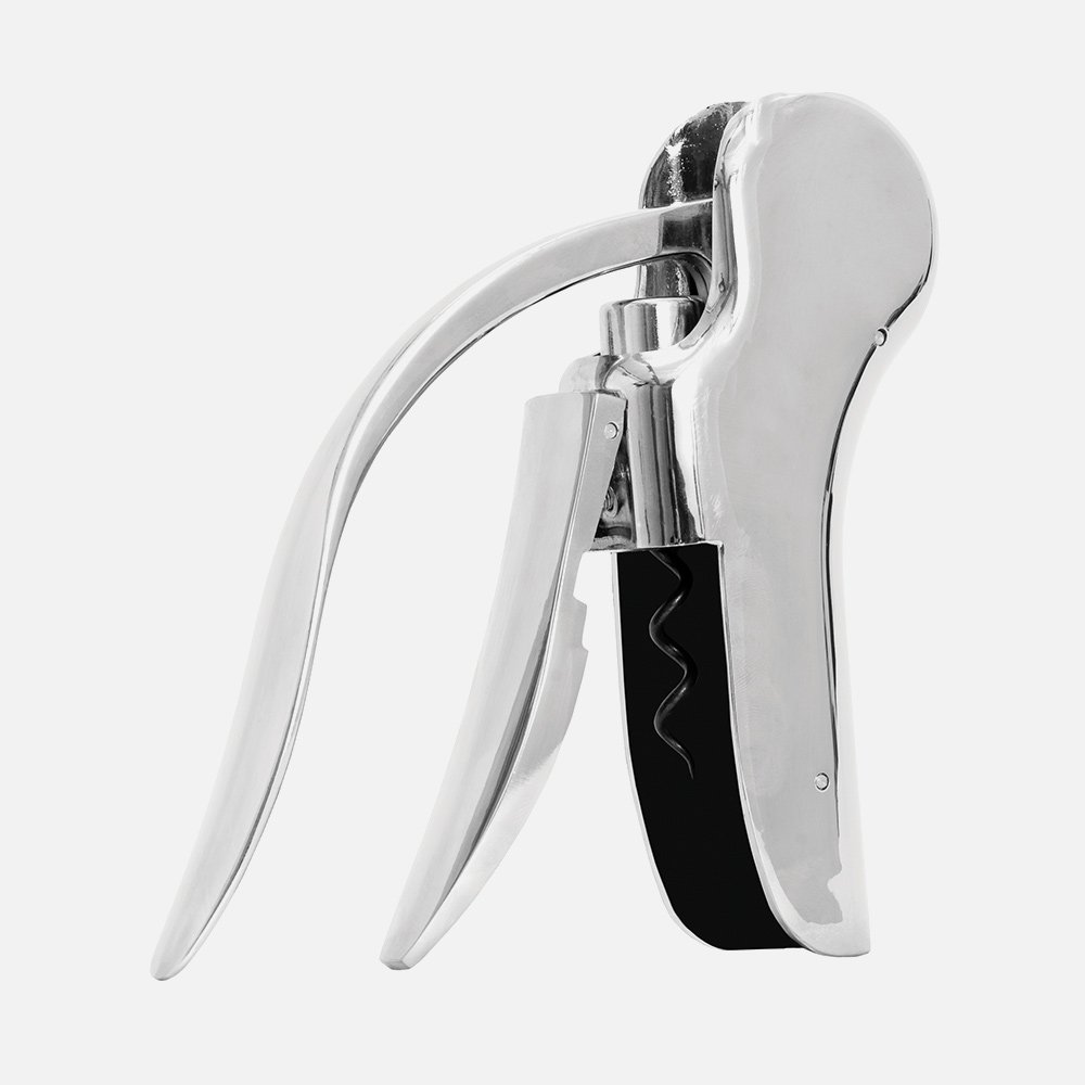 Truefabrications Nautilus Silver Lever Corkscerw Set By True