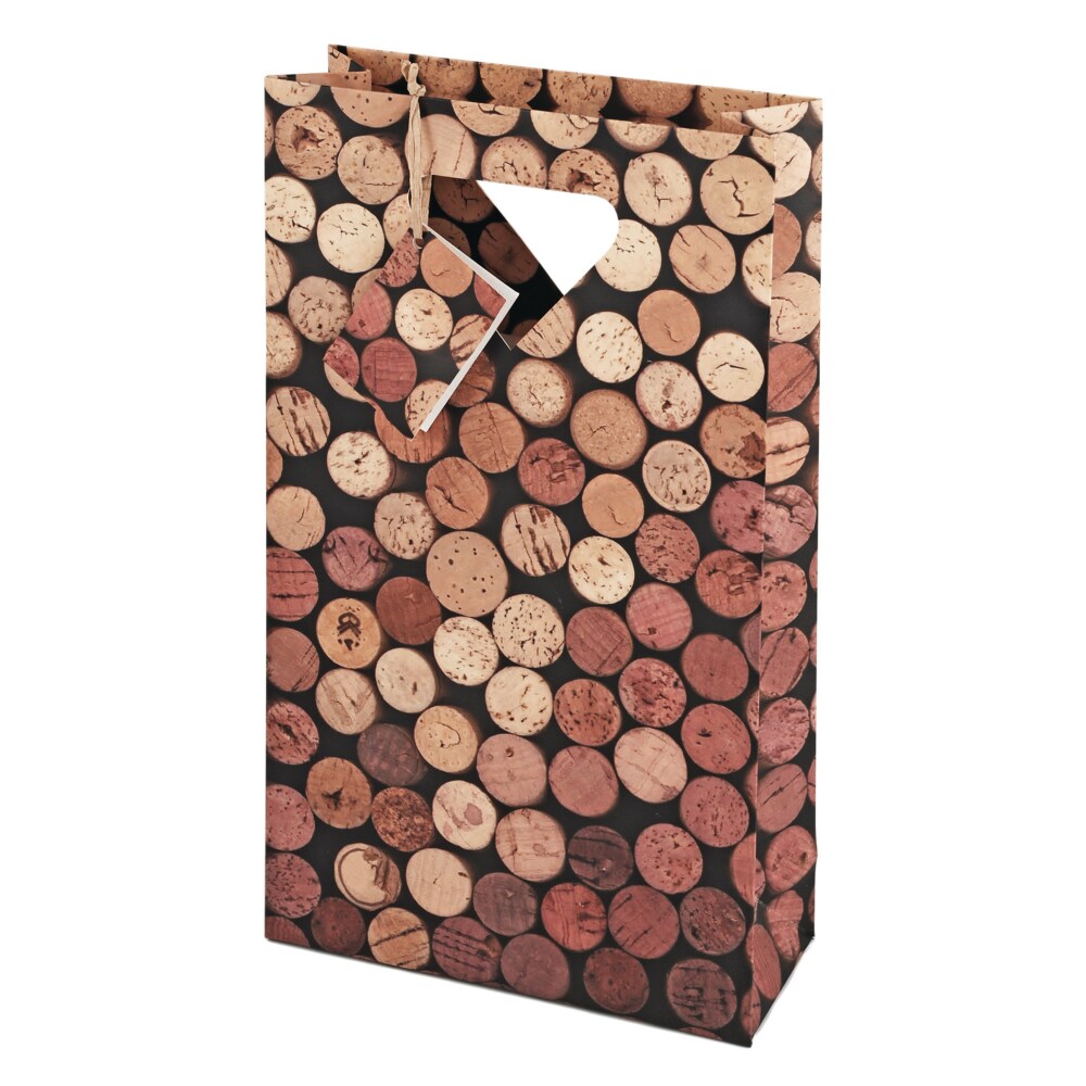 Cakewalk (bags) Wine Bag - Corks 2 Bottle #2222