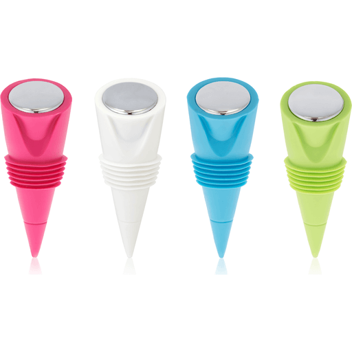 True Silicone Wine Stoppers Set Of 2