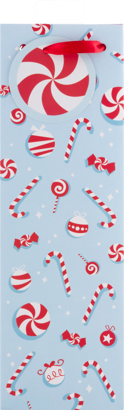 True Candy Cane Wine Bag