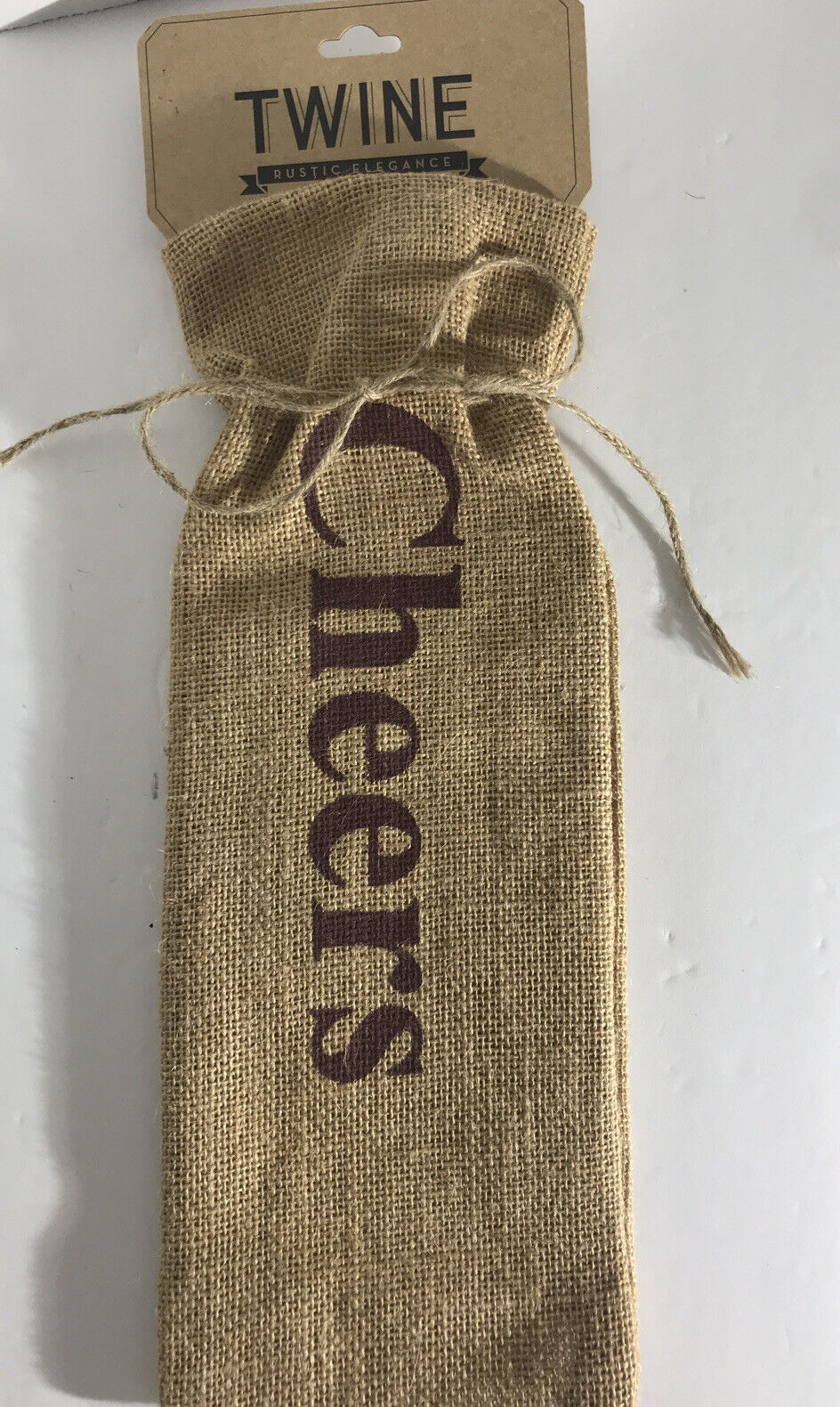 Message On A Bottle Jute Sack