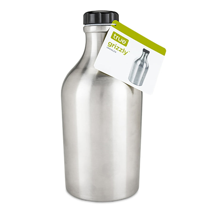 True 3100 Grizzly Growler, Stainless Steel, Silver, 64 Oz
