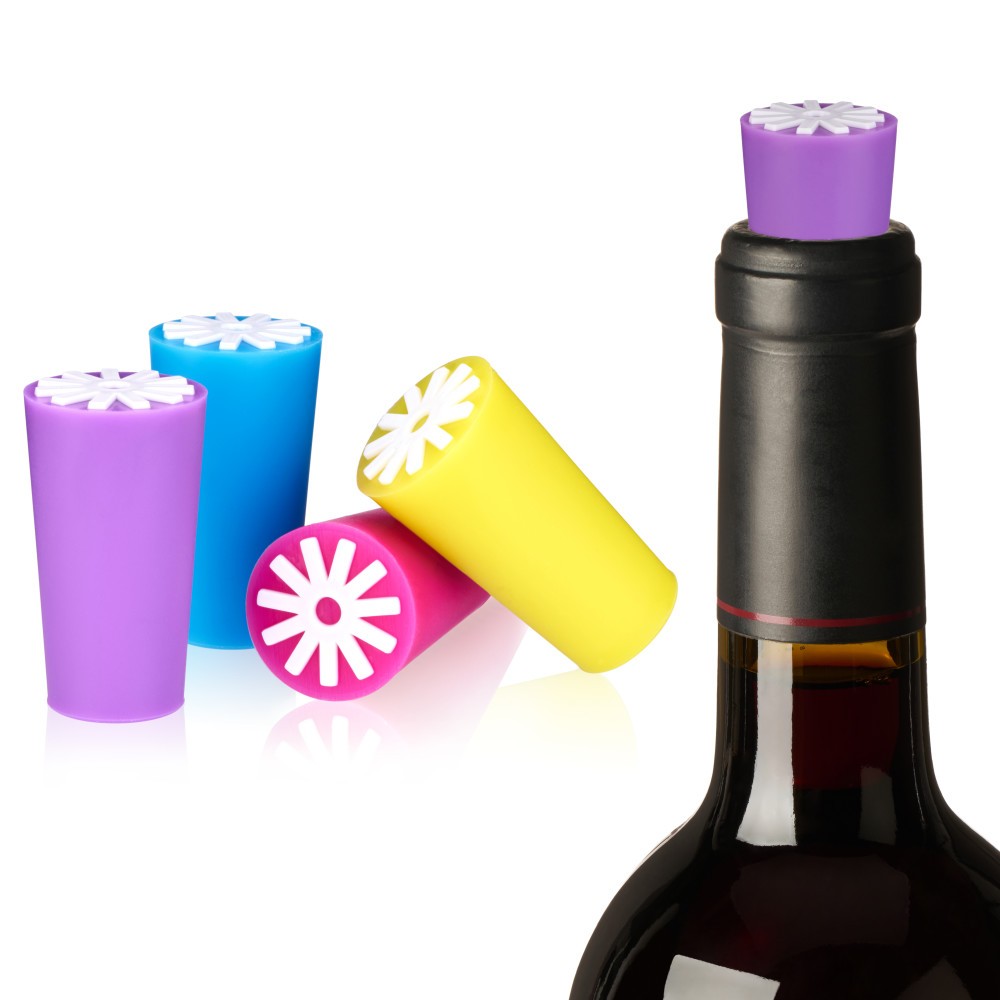 True Starburst Silicone Bottle Stopper, Wine Preserver