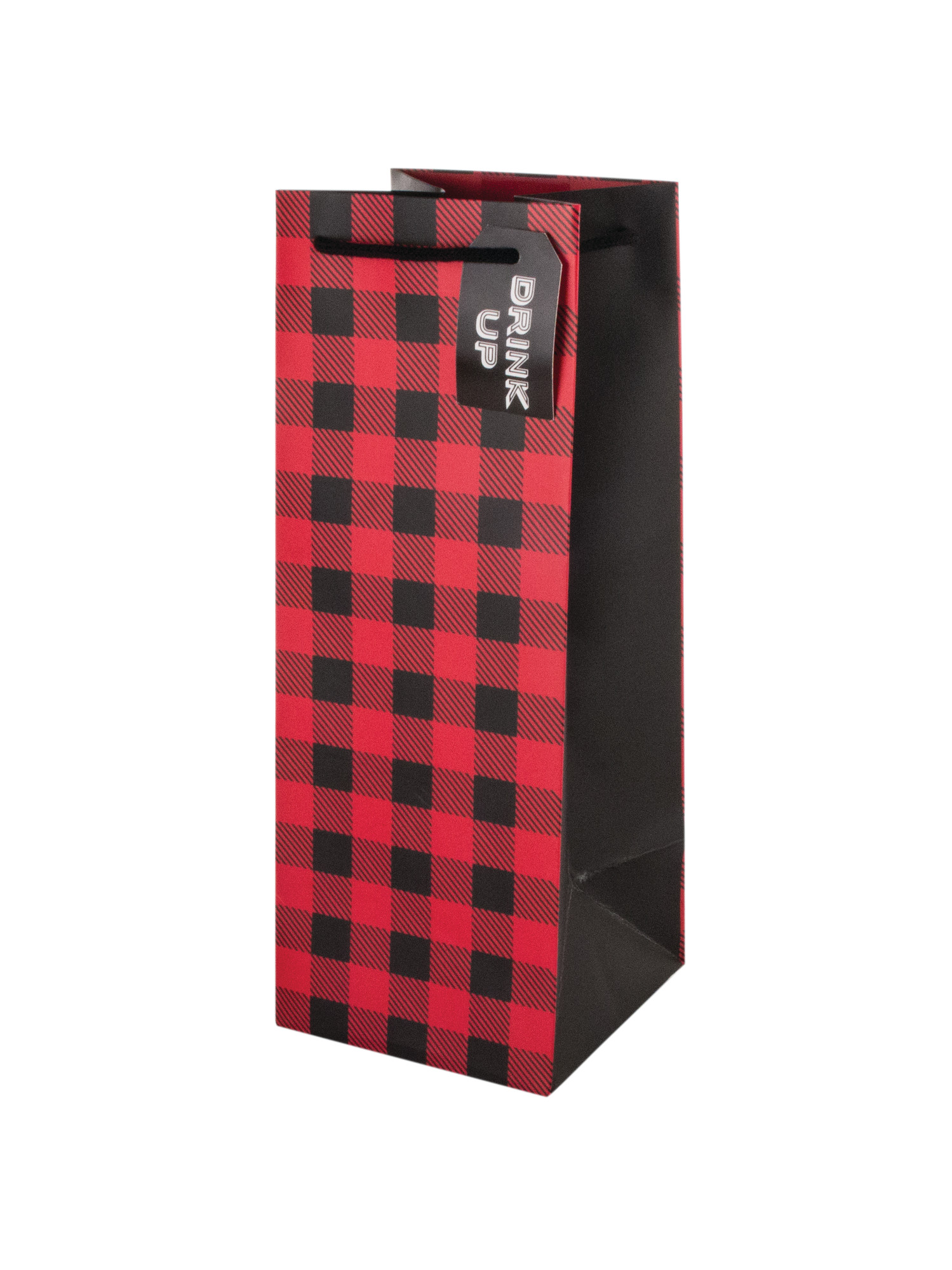 Cakewalk Winter Plaid Gift Bag