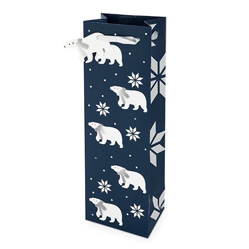 Cakewalk Polar Bear Pattern 750ml Bottle Bag