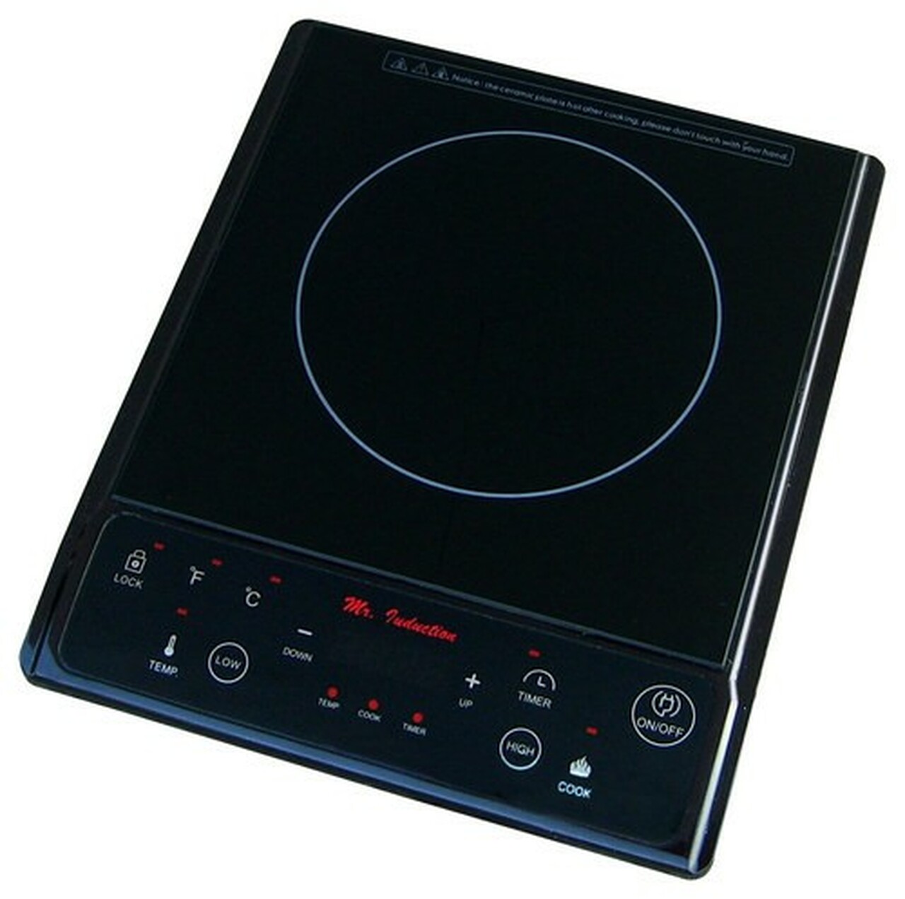 SPT Sunpentown 1,300W Induction Cooktop, Black