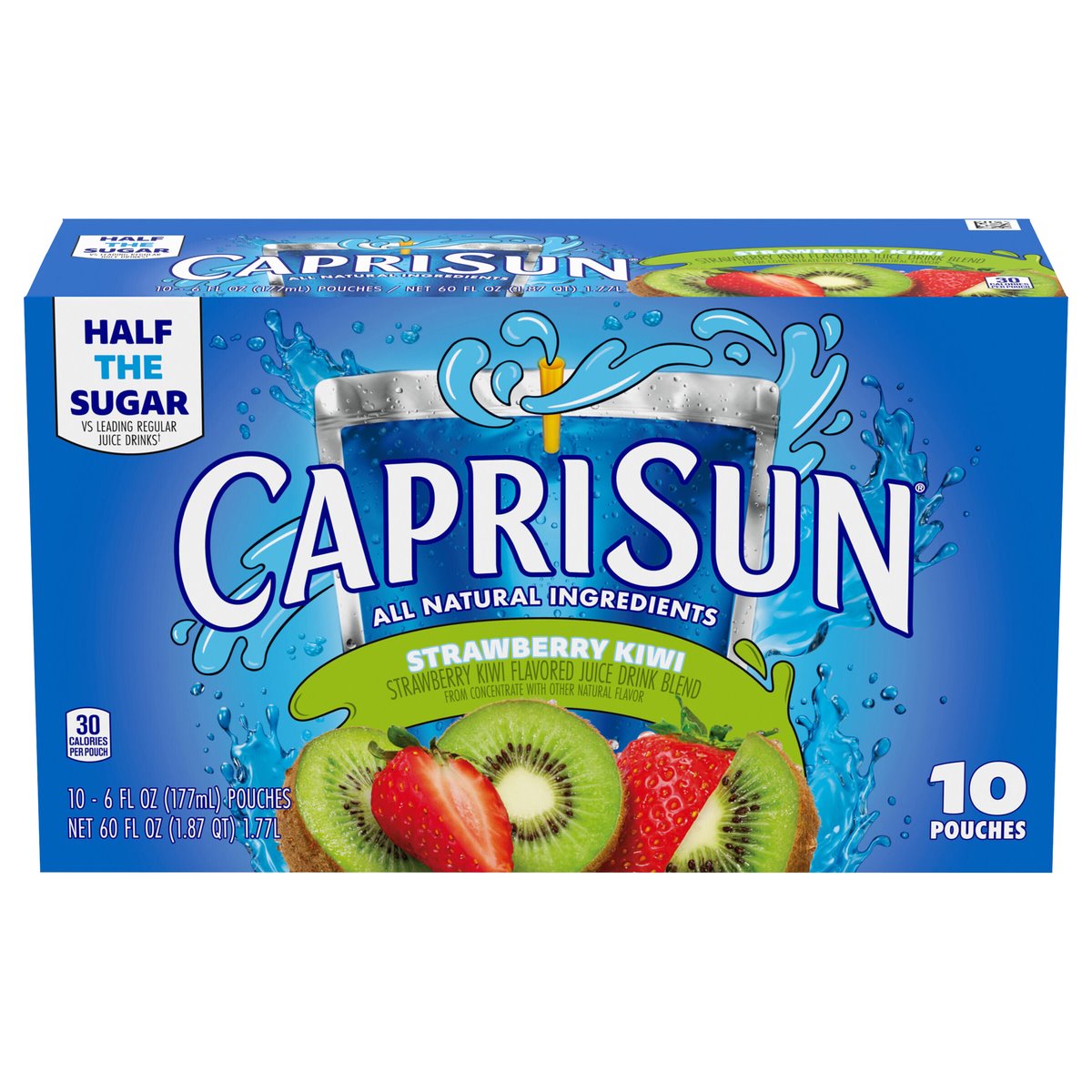 Capri Sun Juice Drink Blend, Strawberry Kiwi Flavored