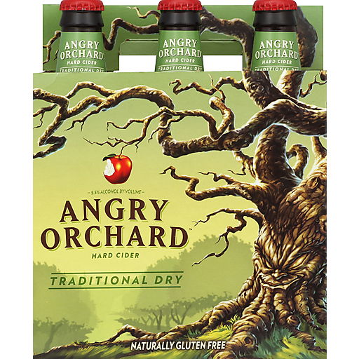 Angry Orchard Traditional Dry Hard Cider - 6pk / 12oz Bottles