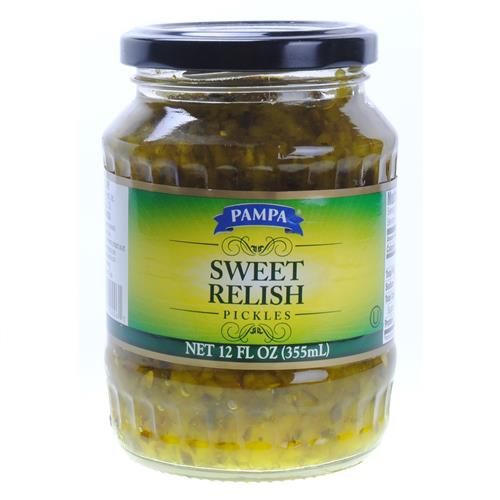 Pampa Pickles, Sweet Relish 12 Oz