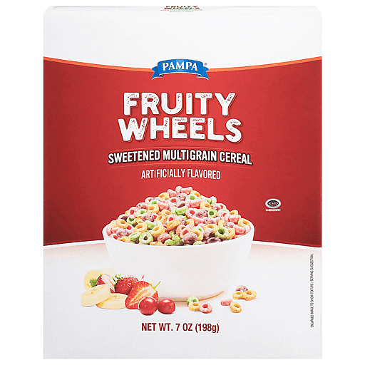 Pampa Cereal, Fruity Wheels 7 Oz