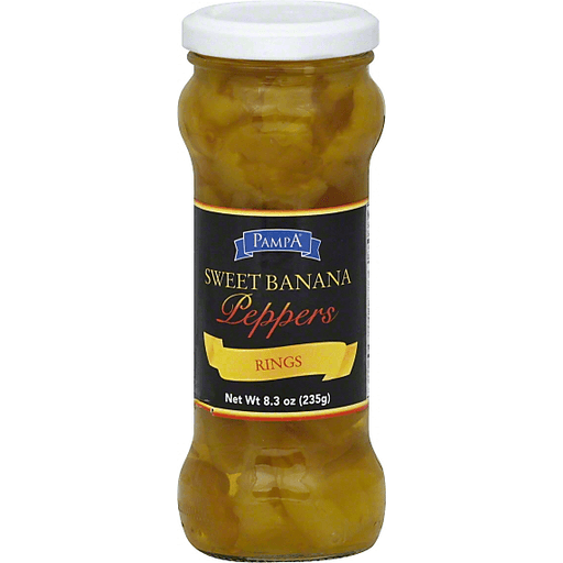 Pampa Sweet Banana Peppers, Rings