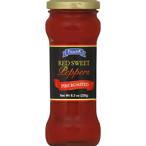 Pampa Peppers, Red Sweet, Fire Roasted 8.3 Oz