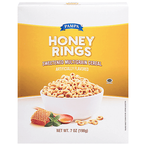 Pampa Cereal, Honey Rings 7 Oz