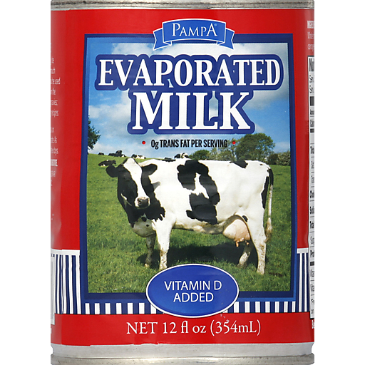Pampa Milk, Evaporated 12 Oz