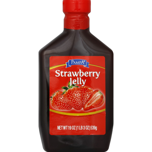 Pampa Jelly, Strawberry 19 Oz