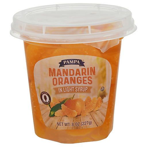 Pampa Mandarin Oranges In Light Syrup 8 Oz