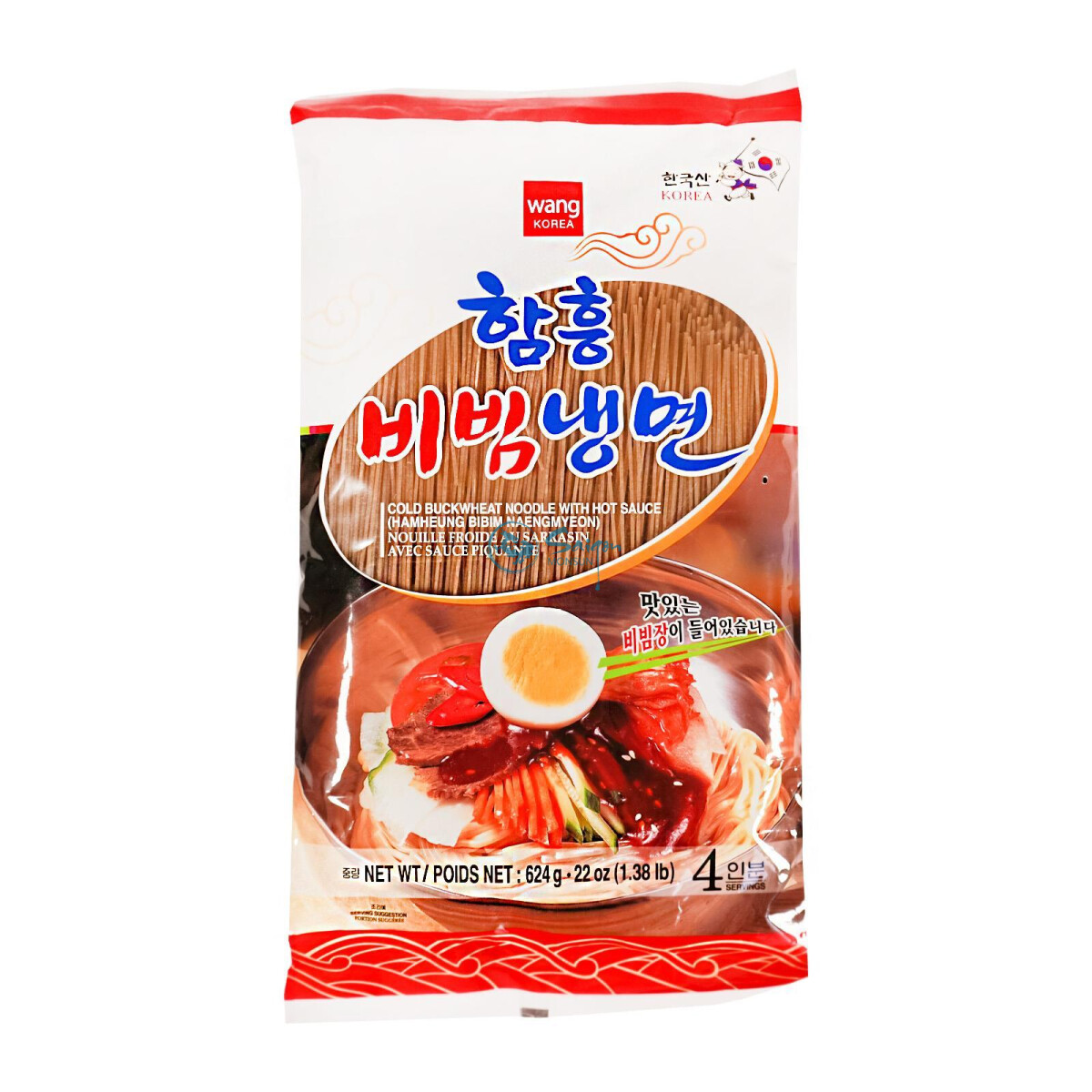 Wang Cold Buckwheat Noodle With Hot Sauce - 624g
