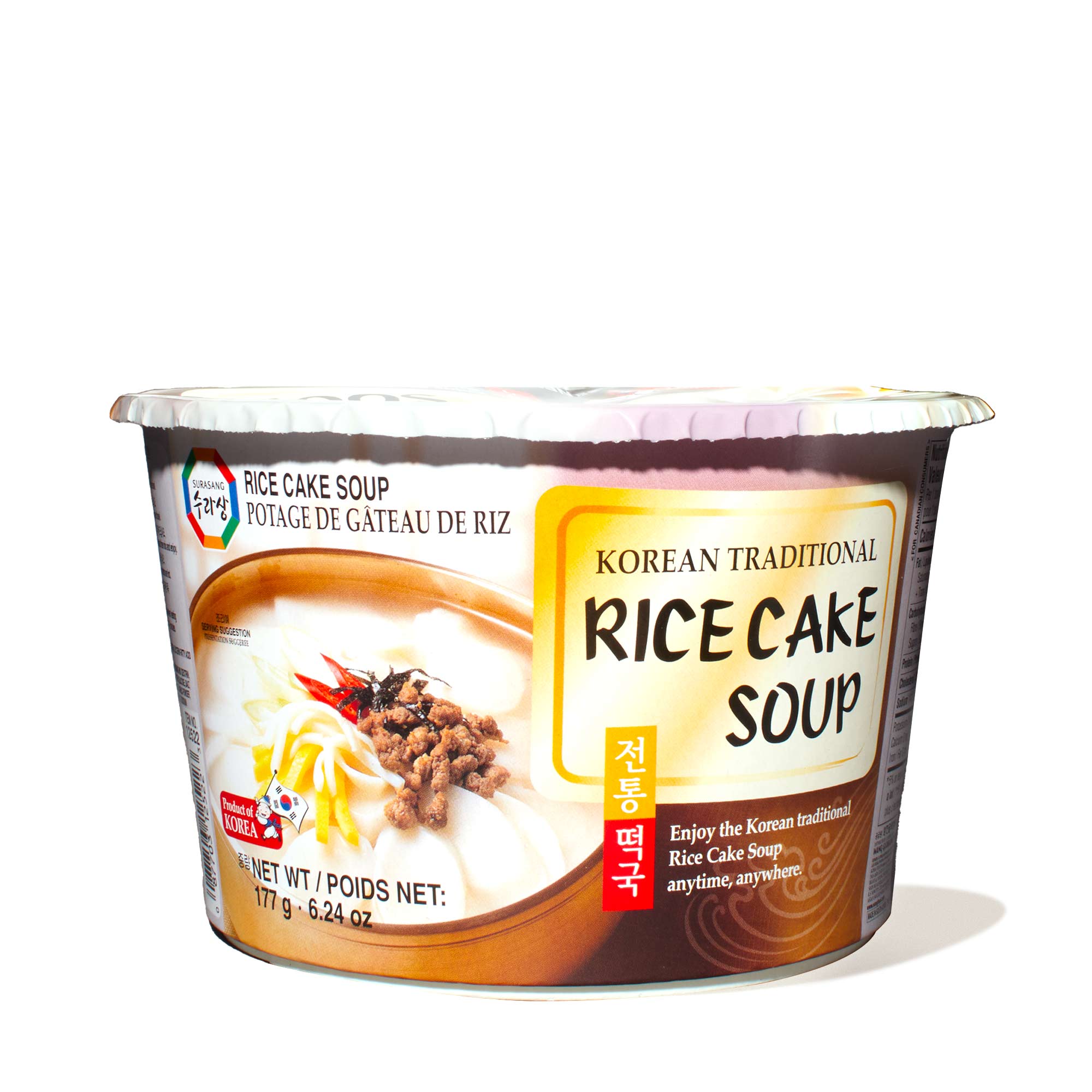 Surasang Instant Cup Rice Cake Soup M X