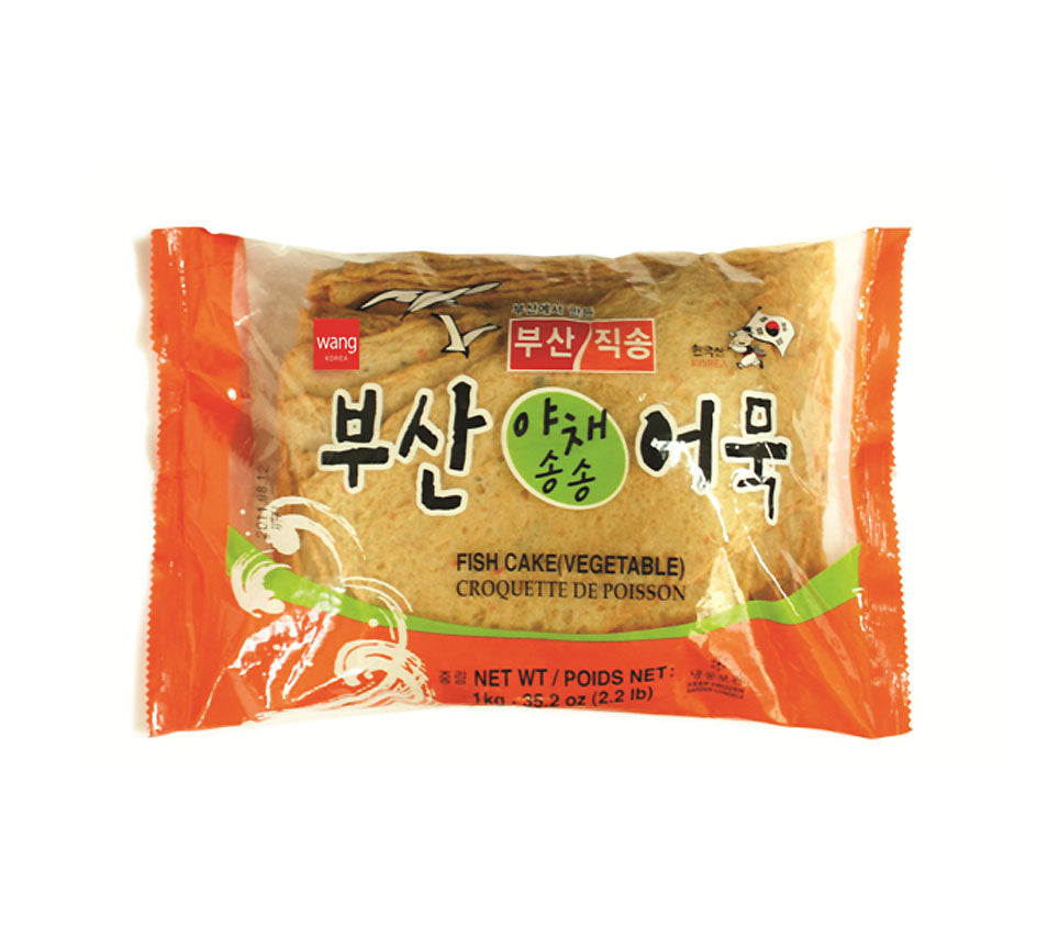 Wang Wang] Busan Fish Cake Vegetable / 왕 야채송송 부산 어묵 (1kg)