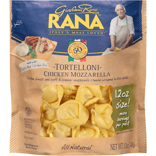 Rana Meal Solutions Llc Weight Of Tortelloni Chicken Mozzarella, Upc