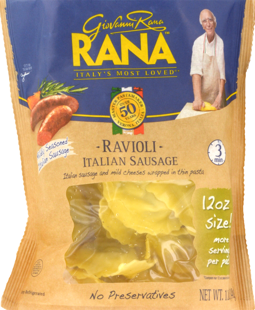 Rana Italian Sausage Ravioli 12 Oz. Bag