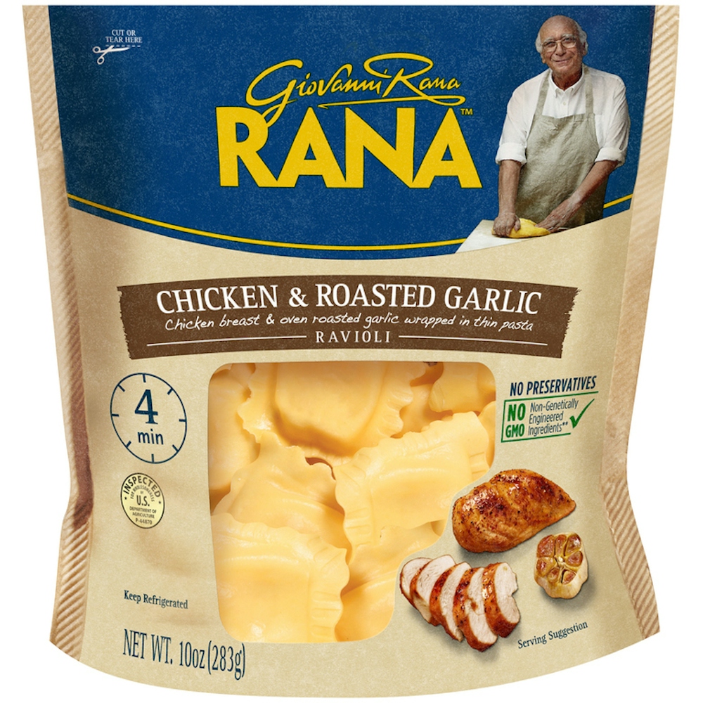 Rana Ravioli, Chicken & Roasted Garlic - 10 Ounce