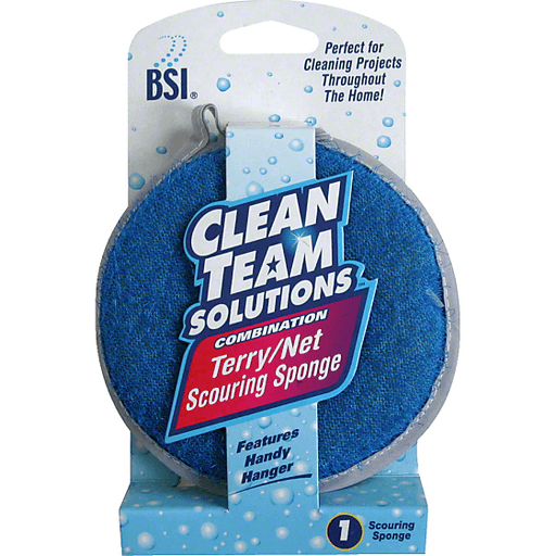 BSI Stainless Steel Scourers Terry/Net Scouring Sponge