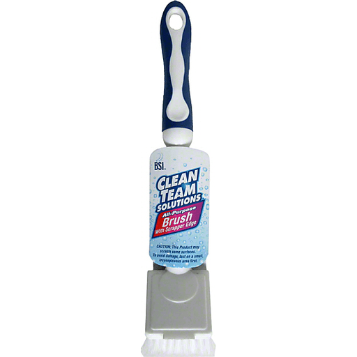 BSI Clean Team Solutions All-Purpose Brush With Scrapper Edge