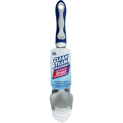 BSI Clean Team Solutions All Purpose Brush With Mini Scrubber