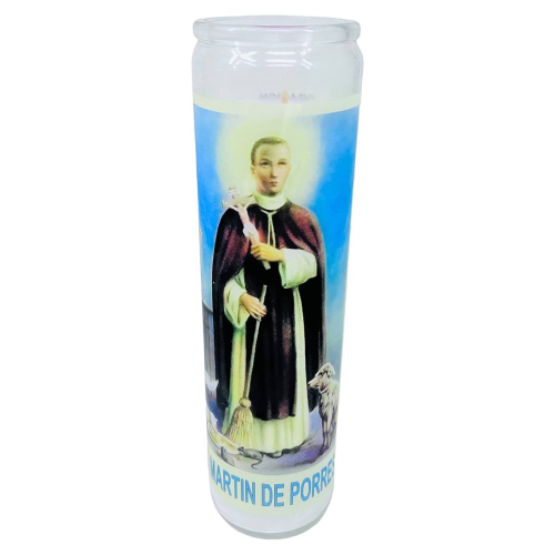 Veladora Bri-Lux San Martin De Porres White Candle