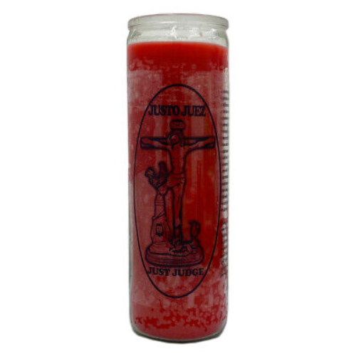 Veladora Stella Candle Justo Juez Red