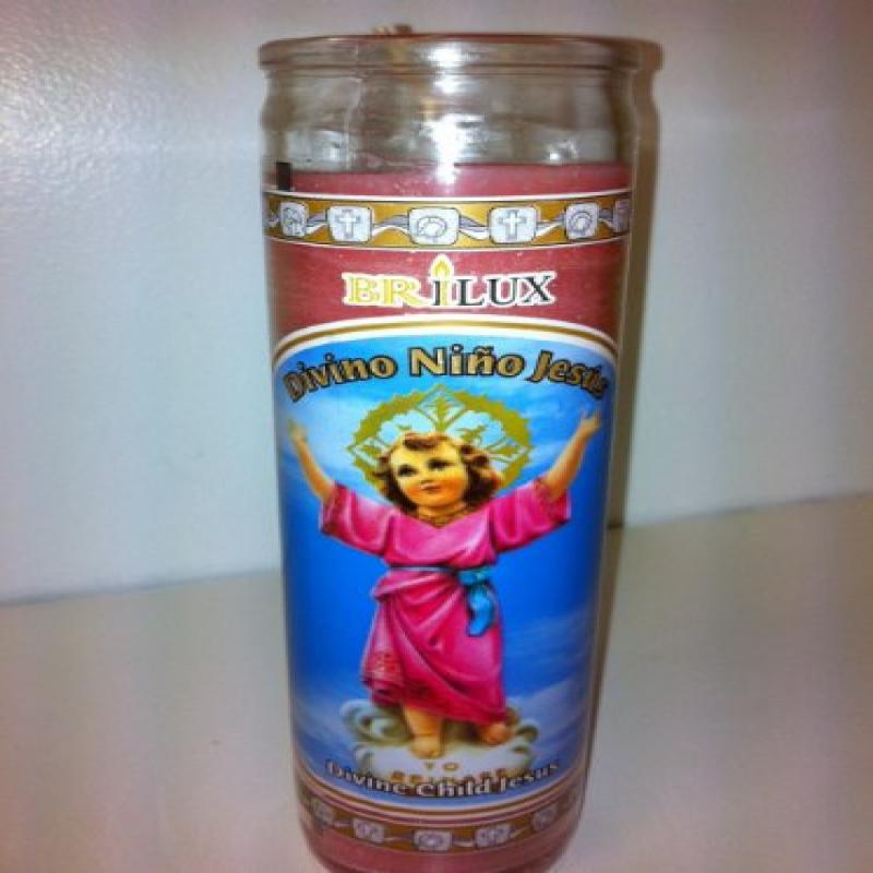 Ayykallj Divine Child (Nino Divino) 7 Day Unscented Candle In Glass