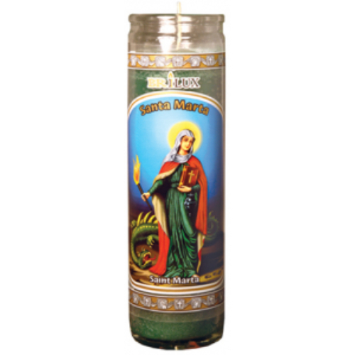 Veladora Bri-Lux Santa Martha White Candle