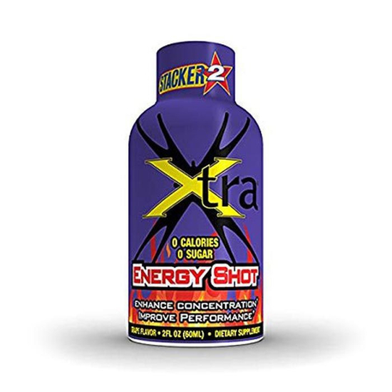Stacker 2 Energy Shot, Extra Strength, Grape Flavor Oz