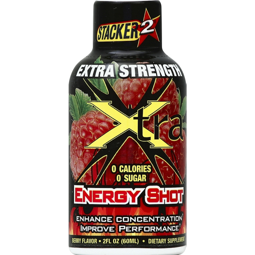 Stacker 2 Energy Shot, Extra Strength, Berry Flavor Oz