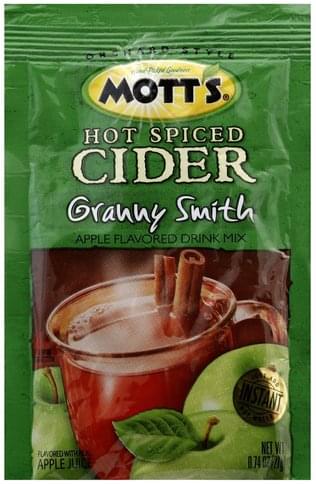 Mott's Orchard Style Drink Mix, Apple Flavored, Hot Spiced Cider, Granny Smith
