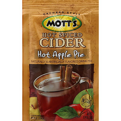 Mott's Orchard Style Cider, Hot Spiced, Hot Apple Pie