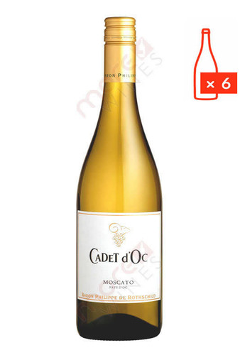 Free Shipping Cases Baron Philippe De Rothschild Cadet d'Oc Moscato 750ml