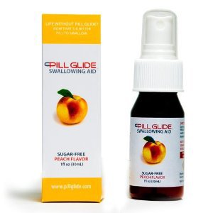 Pill Glide Sugar Free Peach Flavor Swallowing Aid