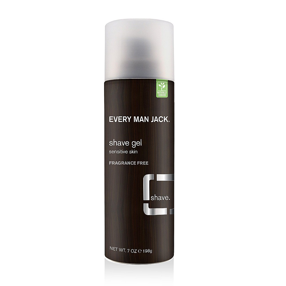Every Man Jack Shave Gel - Sensitive Skin - Fragrance Free - 7 Oz