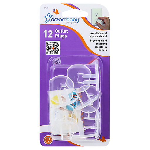 Dreambaby Clear Plastic Outlet Protector